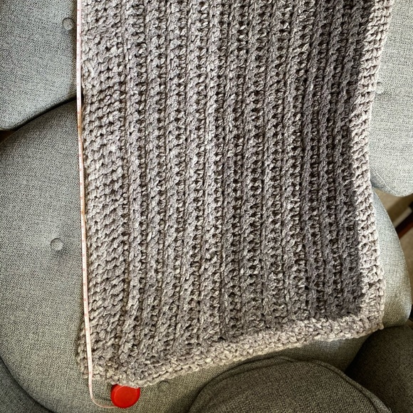 Ombré Grey Baby Blanket - Picture 4 of 5